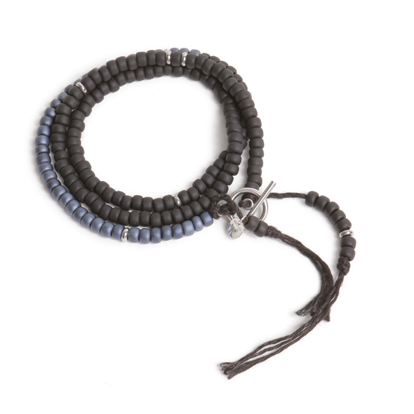 VIVIFY LIGHT (ビビファイライト) Bicolor Glass Beads Necklace