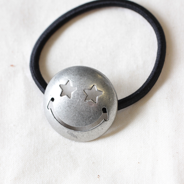 ヘアゴム スターフェイス【メール便可】