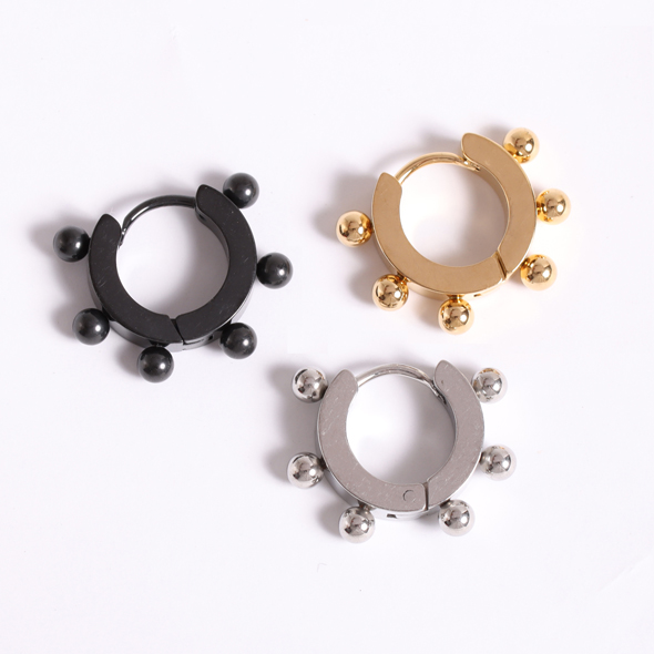 【70%OFF】ボール フープピアス【メール便可】