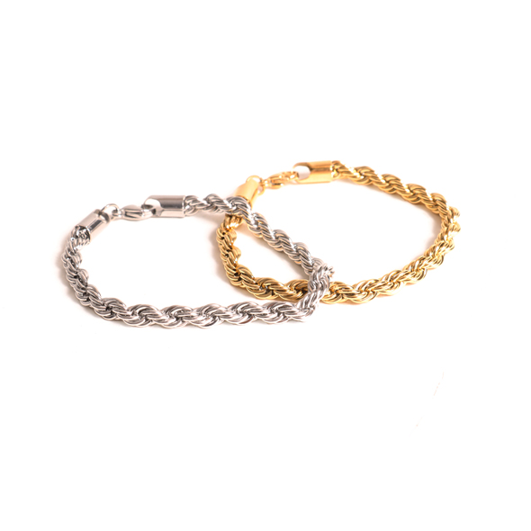 【70%OFF】トルネードチェーンブレスレット【メール便可】