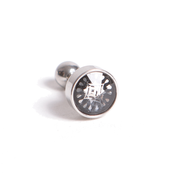 カットグラス ピアス メイソン 8mm