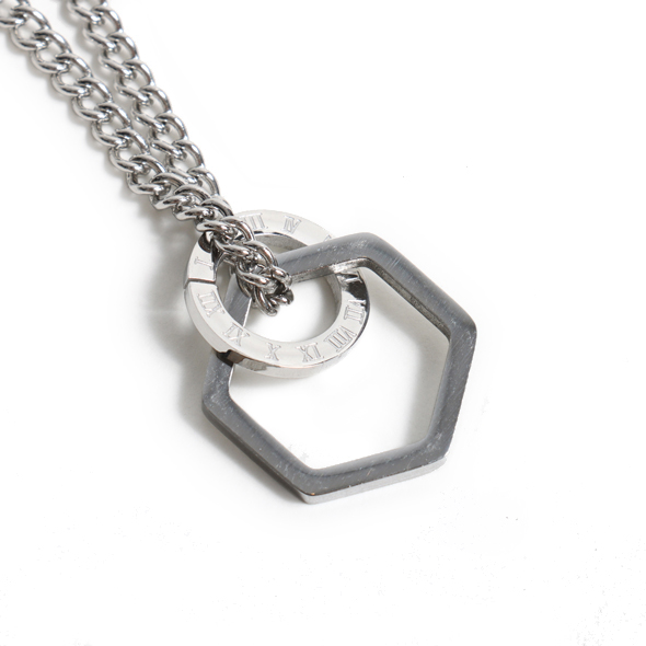 リング 六角リング ネックレス