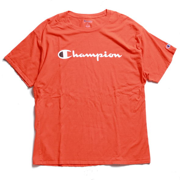 Used | チャンピオン Tee  オレンジ XL【メール便可】