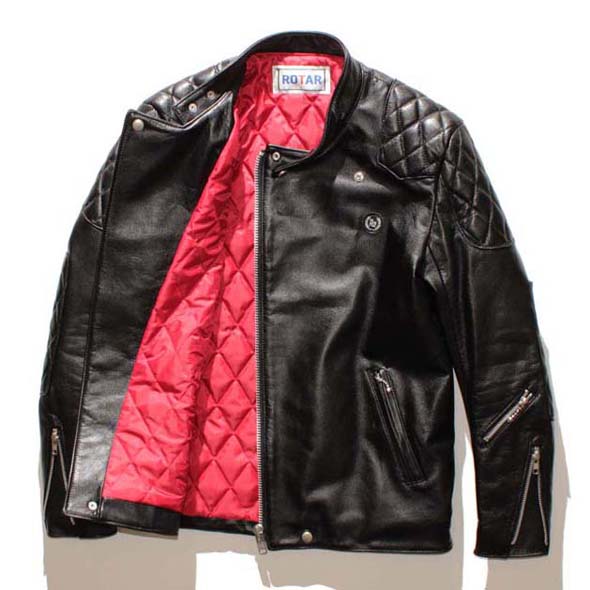 ROTAR ライダースジャケット　ダブル　本革　美品 ROTAR（ローター） 革ジャン ライダース ROTAR RIDERS (W