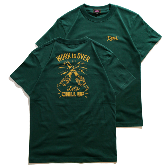 WORK is OVER Tee【メール便可】