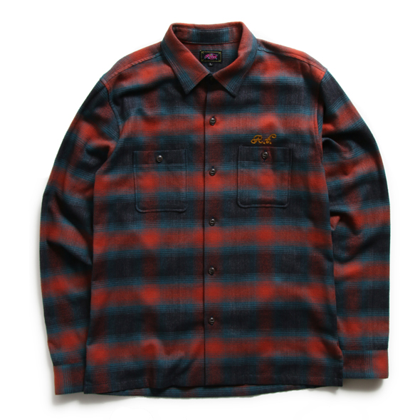 Ombre Check Work Shirt