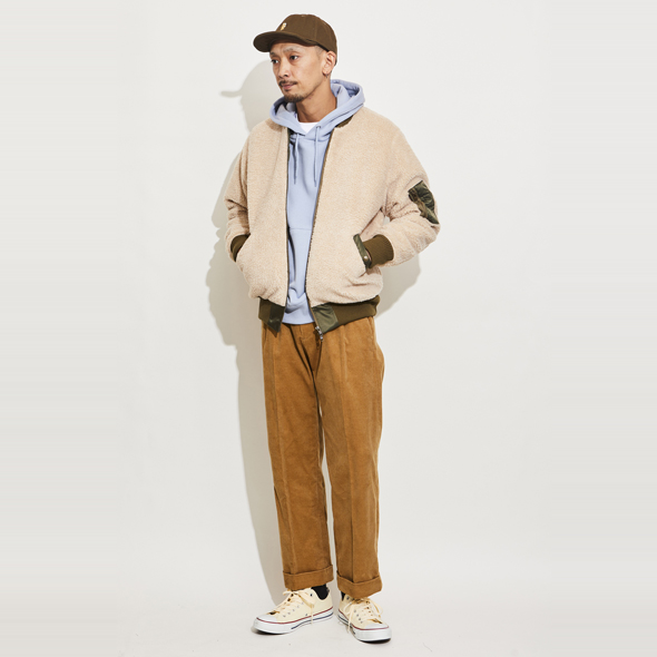 Corduroy Two tuck Pants | ROTAR | ローター