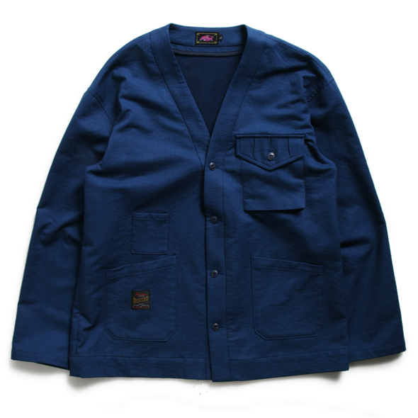 【50%OFF】Stitch dobby Military Cardigan