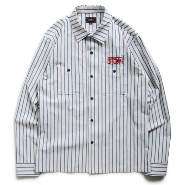 【60%OFF】Stripe Work Shirt