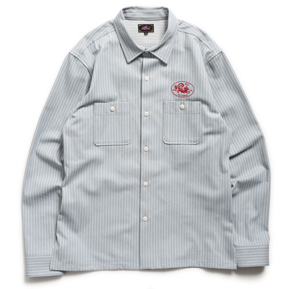 Hickory Stripe Work Shirt