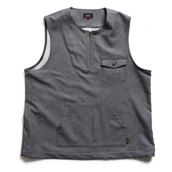 Soft Denim Pullover Vest