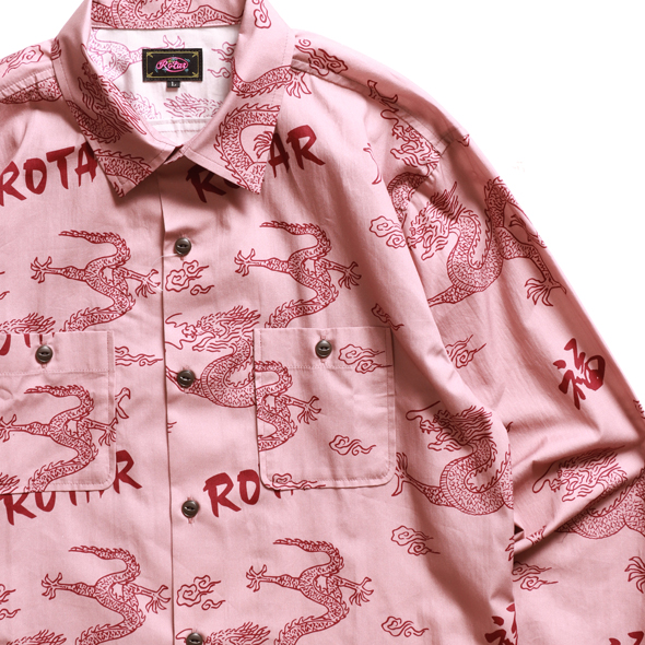 Asian Dragon Textile Aloha Shirt | ROTAR | ローター