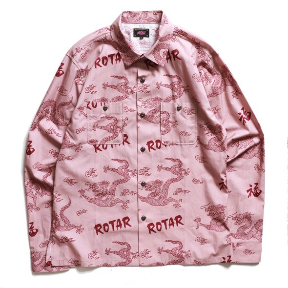 【30%OFF】Asian Dragon Textile Aloha LS Shirt