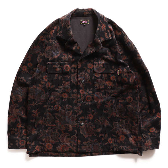 Corduroy Floral CPO Jacket