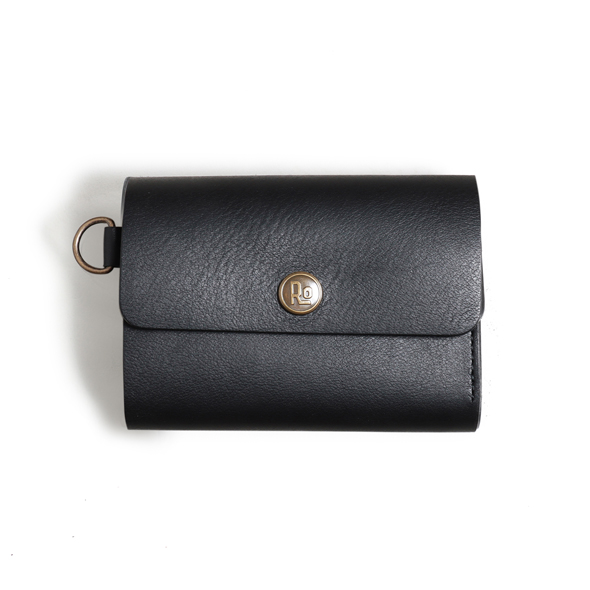 New York leather middle wallet