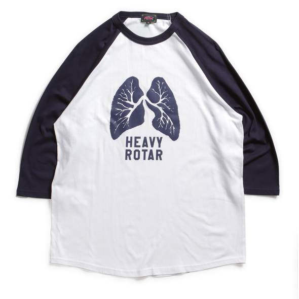 BLACK  raglan 7s Tee