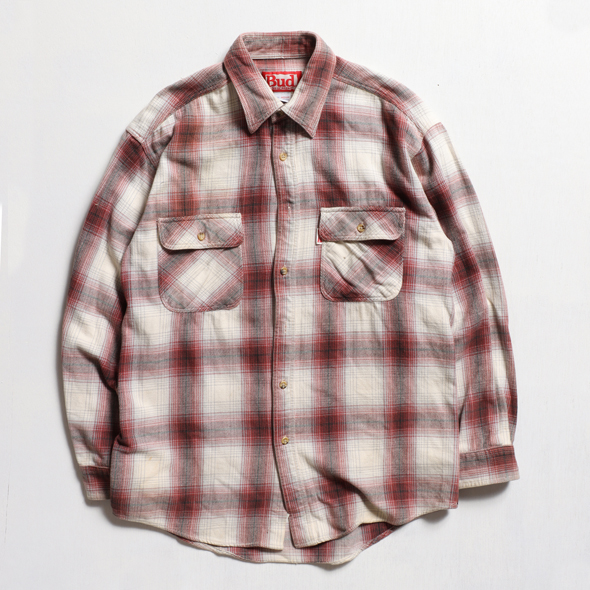 Used | Budweiser オンブレチェックシャツ