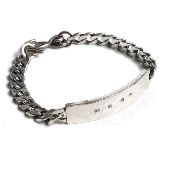 VIVIFY (ビビファイ) Hallmarks ID Bracelet/ Mirror Finish【メール便可】