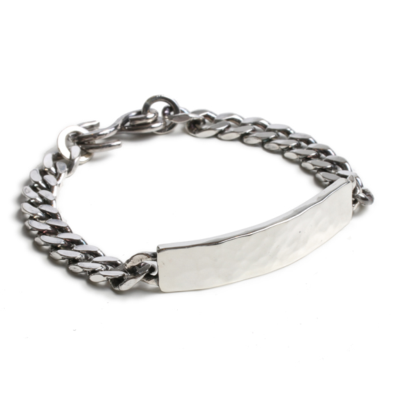 VIVIFY (ビビファイ) Back Hallmarks ID Bracelet/ Mirror Finish【メール便可】