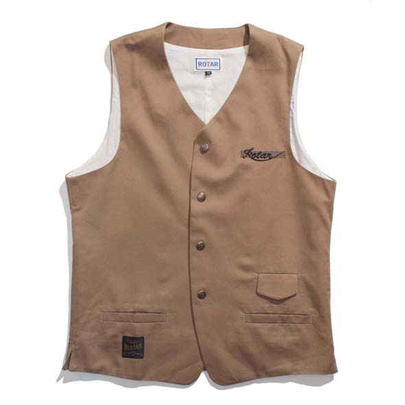 【70%OFF】Twill Ciassical Vest