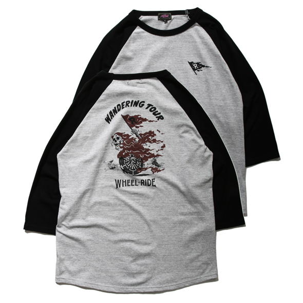 WHEEL RIDE Raglan Tee【メール便可】