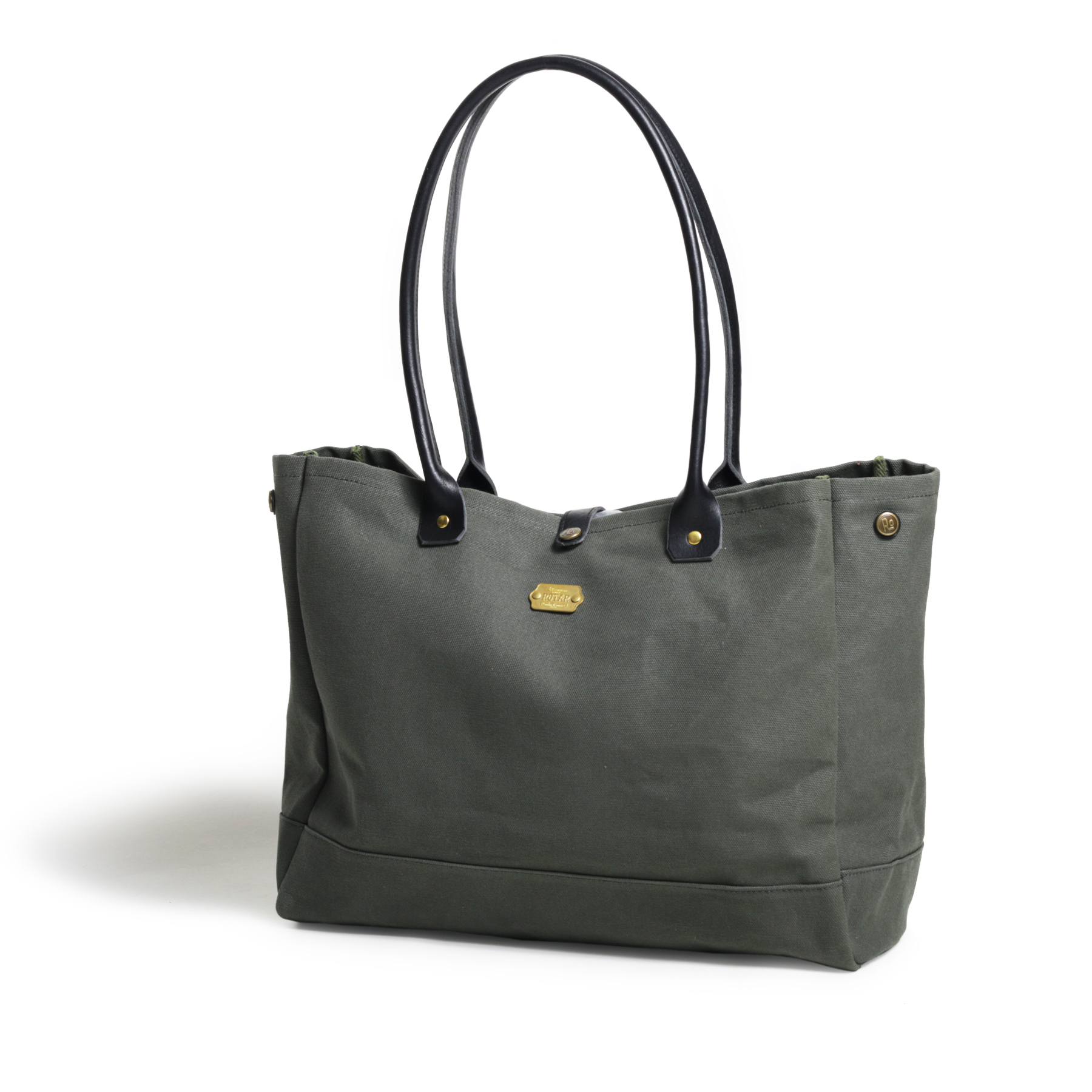 【50%OFF】Leather x canvas tote bag