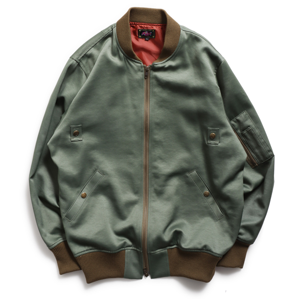 【50%OFF】Nylon Satin MA-1