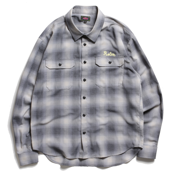 Ombre Check Work Shirt
