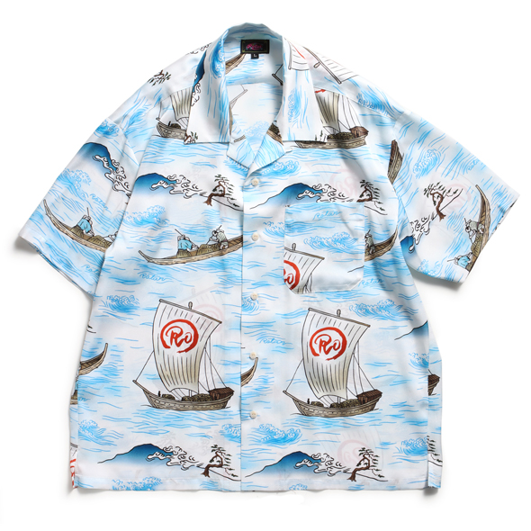【先行販売●6月上旬入荷予定】Ocean Current Aloha Shirt