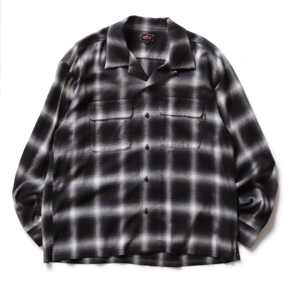 【先行販売●10月中旬入荷予定】Shaggy Ombre Open Collar Shirt