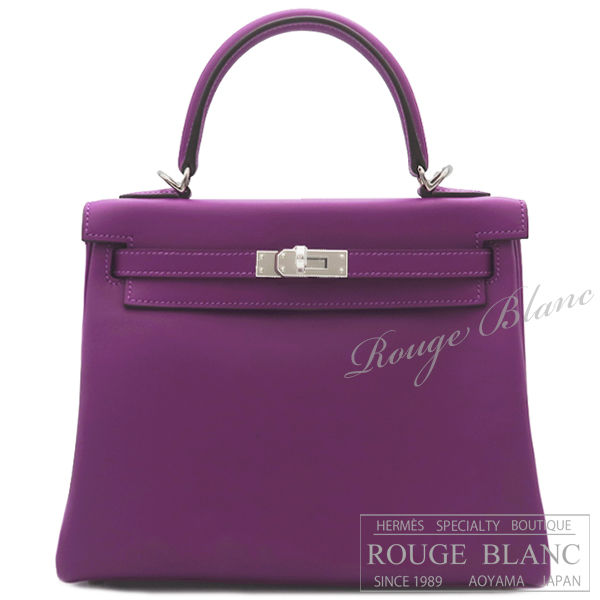 エルメス　ケリー25　内縫い　アネモネ　スイフト　シルバー金具　【新品】 HERMES Kelly25 Anemone Swift Silver Buckle 【NEW】