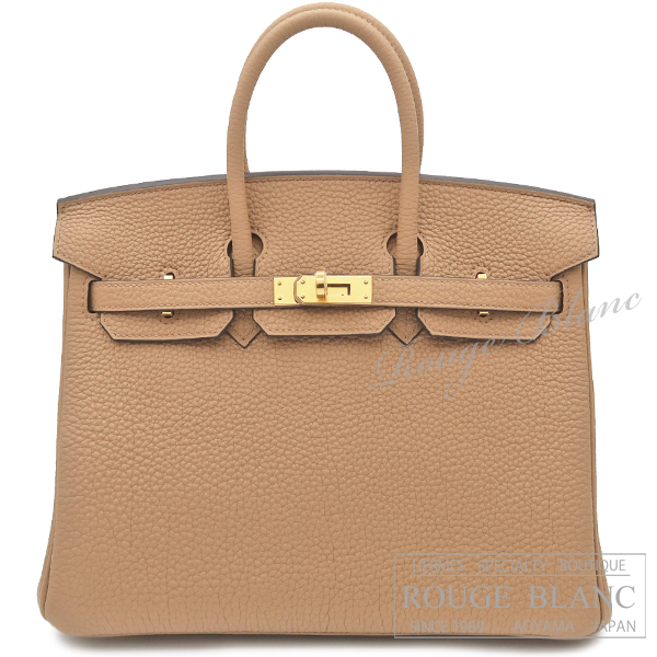 エルメス　バーキン25　チャイ　トゴ　ゴールド金具　【新品】 HERMES Birkin25 Chai Togo Gold Buckle 【NEW】