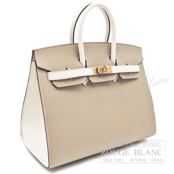 エルメス　バーキンセリエ25　スペシャルオーダー　トレンチ×クレ　エプソン　マットゴールド金具　【新品】 HERMES Birkin Sellier25 Special Order Trench×Craie Epsom Mat gold Buckle 【NEW】