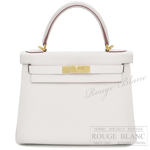 エルメス　ケリー28　内縫い　クレ　トゴ　ゴールド金具　【新品】 HERMES Kelly28 Craie Togo Gold Buckle 【NEW】