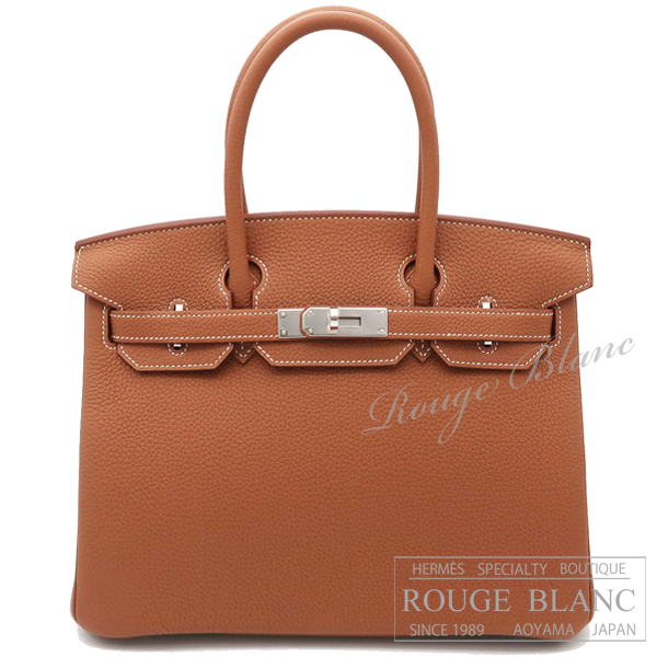 エルメス　バーキン30　ゴールド　トゴ シルバー金具 【新品】 　HERMES Birkin30 Gold Togo Silver Buckle　【NEW】
