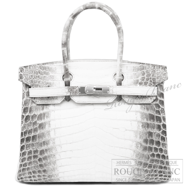 エルメス　バーキン30　ヒマラヤ　クロコダイル　ニロティカスマット　シルバー金具　【新品】 HERMES Birkin30 Himalaya Crocodile Niloticus Silver Buckle 【NEW】