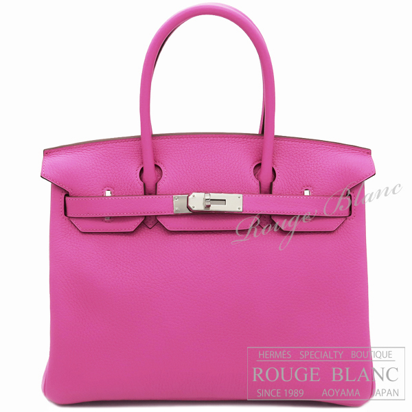 エルメス　バーキン30　マニョリア/マグノリア　トリヨンクレマンス　シルバー金具　 【新品】  HERMES Birkin30 Magnolia Taurillon Clemence Silver Buckle 【NEW】
