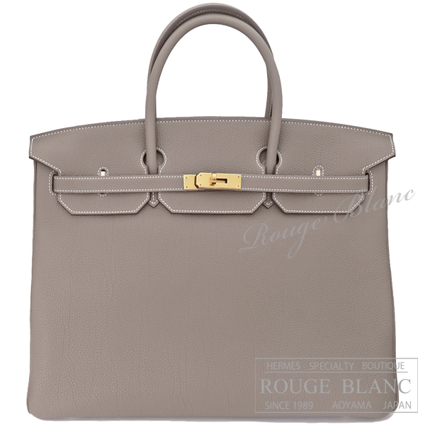 エルメス　バーキン40　エトゥープ　トゴ　ゴールド金具　【新品】 HERMES Birkin40 Etoupe Togo Gold Buckle 【NEW】