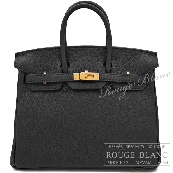 エルメス　バーキン25　黒　ブラック　トゴ　マットゴールド金具 【新品】 HERMES Birkin25 Black Togo Mat gold Buckle 【NEW】