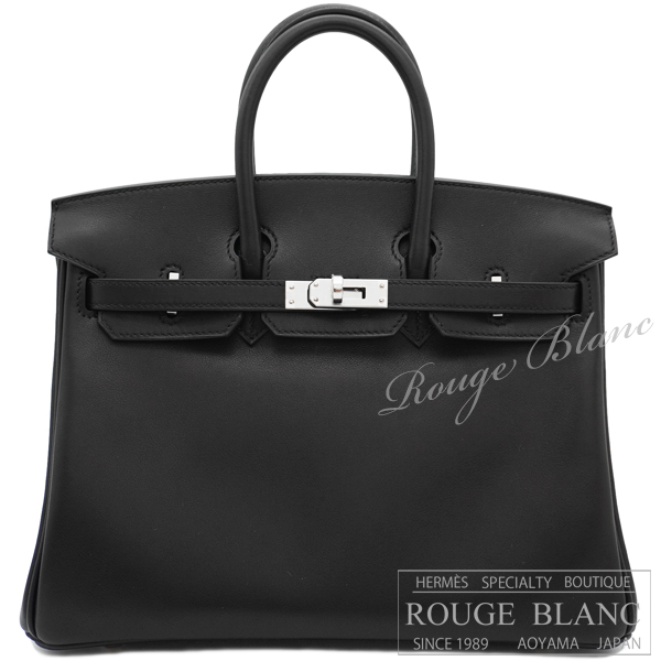 エルメス　バーキン25　黒　ブラック　ヴォーヴォリュプト　シルバー金具  【新品】 HERMES Birkin25 Black Veau Volupto Silver Buckle 【NEW】