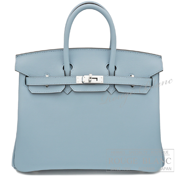 エルメス　バーキン25　ブルーラン　スイフト　シルバー金具　【新品】HERMES Birkin25 Bleu lin Swift Silver Buckle 【NEW】