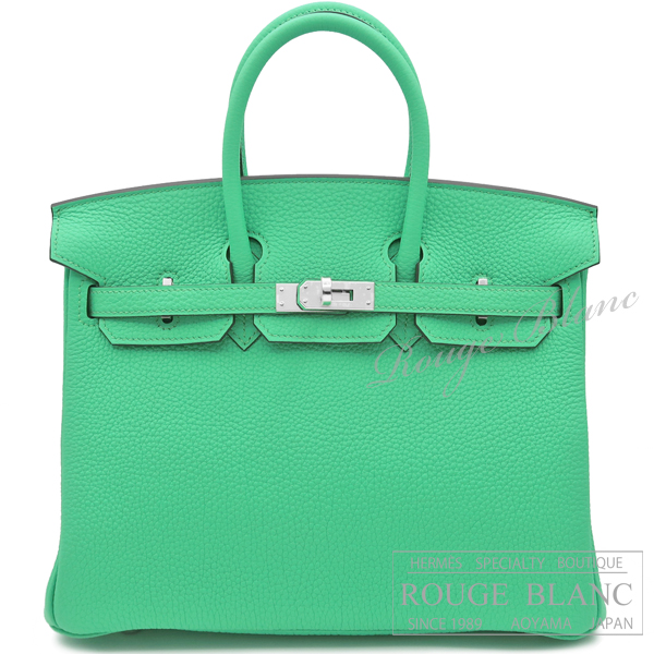 エルメス　バーキン25　ヴェールコミック　トゴ　シルバー金具 【新品】 HERMES Birkin25 Vert comic Togo Silver Buckle【NEW】
