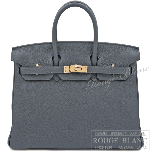 エルメス　バーキン25　グリミスティ　トゴ　シャンパンゴールド金具　【新品】   HERMES Birkin25 Gris misty Togo Champagne gold Buckle 【NEW】