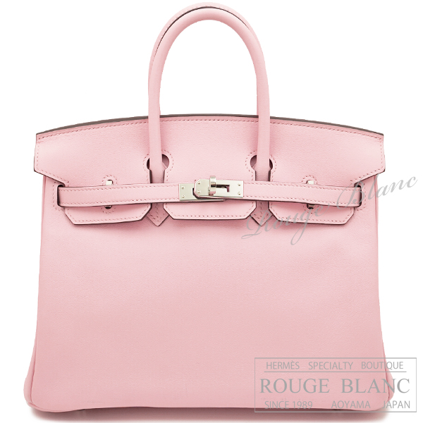 エルメス　バーキン25　ローズサクラ　スイフト　シルバー金具 【中古】 HERMES Birkin25 Rose sakura Swift Silver Buckle 【USED】