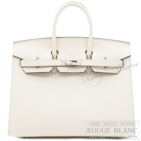 エルメス　バーキンセリエ25　ナタ　エプソン　シルバー金具 【新品】 HERMES Birkin sellier25 Nata Epsom Silver Buckle【NEW】
