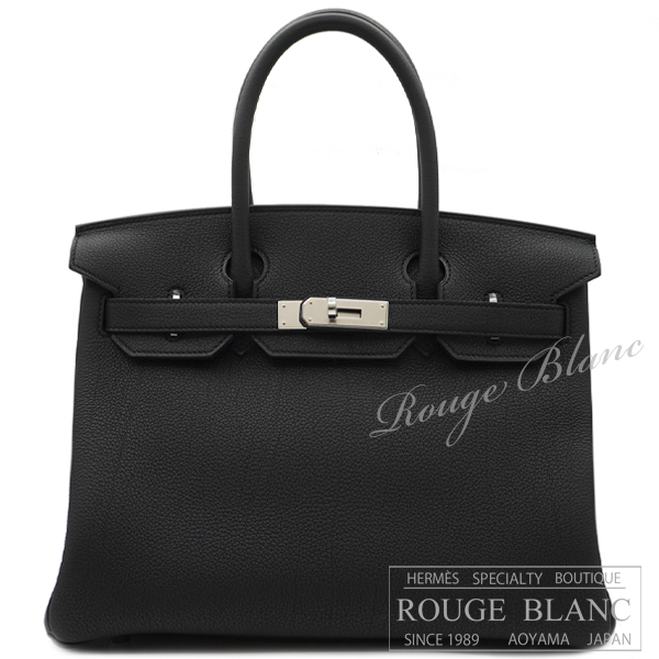 Hermes エルメス 30 黒 エルメス バーキン30 黒 ブラック トゴ シルバー金具 【新品