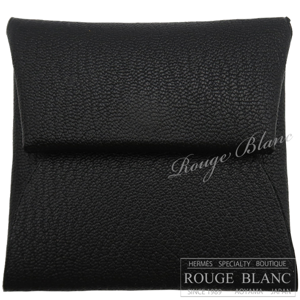 エルメス　バスティア　コインケース　黒　ブラック　シェーヴル　【新品】 HERMES Bastia Coincase Black Chevre 【NEW】