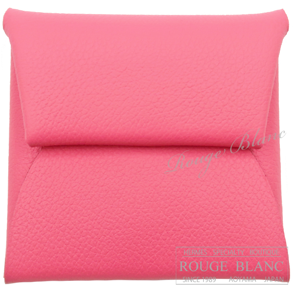 エルメス　バスティア　コインケース　ローズアザレ　ヴォーエバーカラー　【新品】 HERMES Bastia Coin case Rose azalee Veau Evercolor 【NEW】