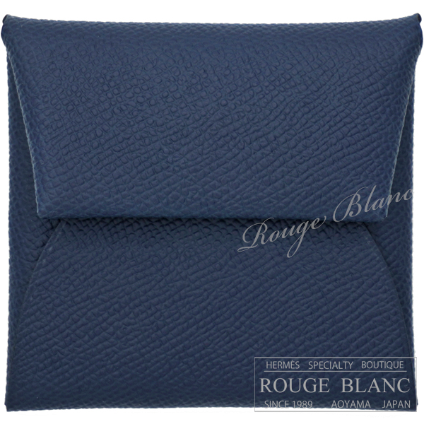 エルメス　バスティア　コインケース　ブルーアビス　エプソン 【新品】HERMES Bastia Coin case Bleu abysse Epsom 【NEW】