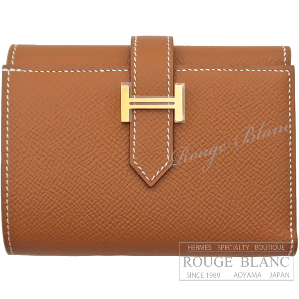 【HERMES】Bearn combine ベアンコンビネ GOLD エルメス ベアン コンビネ ゴールド エプソン ゴールド金具